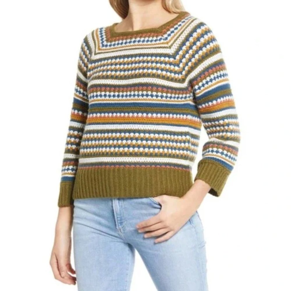 Madewell Beechwood Square Neck Sweater